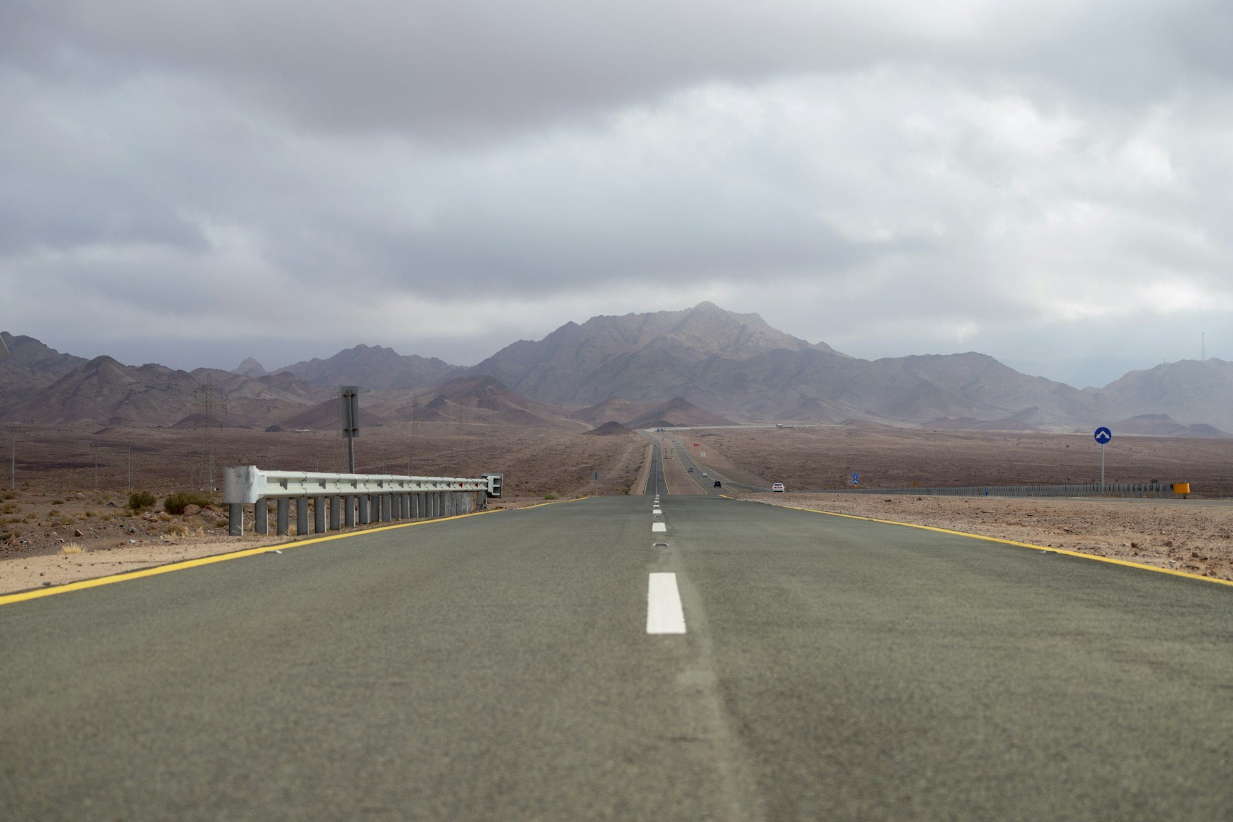 Illustrative mountain road in Saudi Arabia